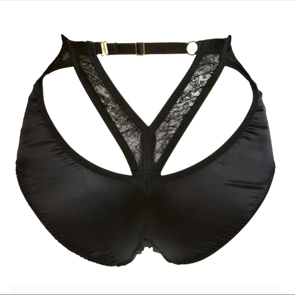 *BRAND NEW* Something Wicked ‘Annabel’ High Waist Peep Brief in noir - Picture 10 of 16